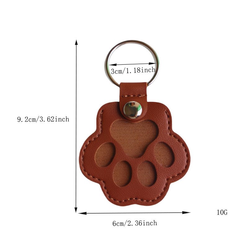 New Pet Hair Storage Bag, Dog Paw Keychain Pendant, Cat and Dog Hair Storage Keychain - Image 12