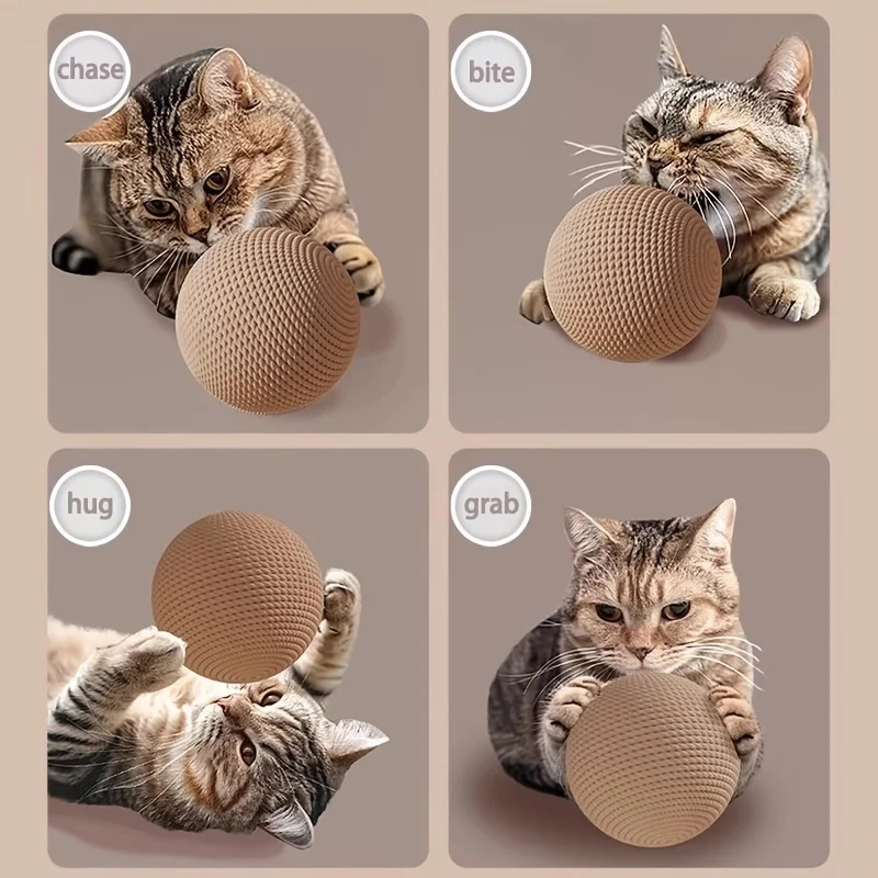 Large Sisal Cat Ball — Interactive Scratcher Toy for Indoor Cats - Image 4