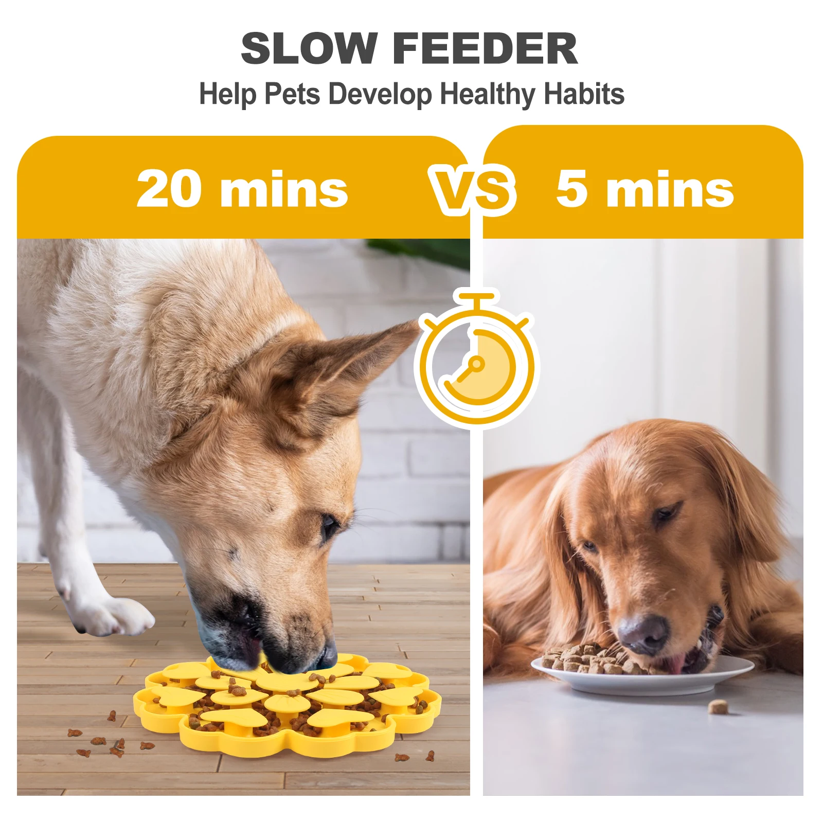 Slow Feeder Bowl with Suction Cup for Cats & Dogs - Image 6