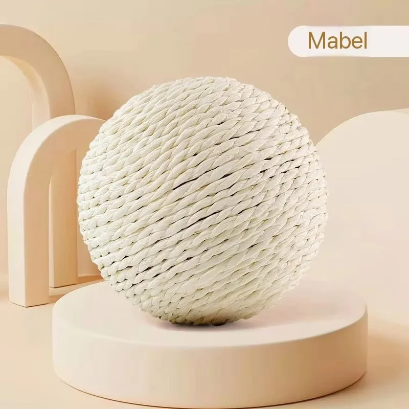 Large Sisal Cat Ball — Interactive Scratcher Toy for Indoor Cats - Image 8