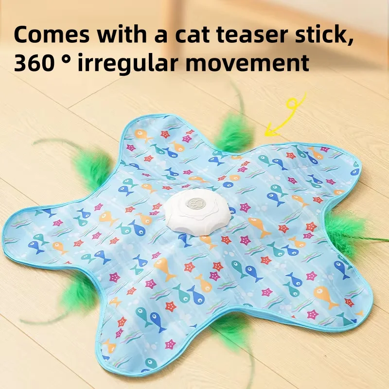 Cat Snuffle Play Mat — Interactive Hunting Carpet for Cats - Image 2