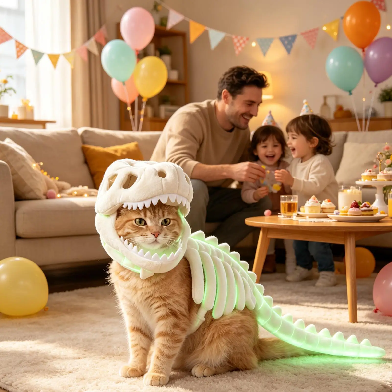 Cat Pumpkin Costume – Cute Pumpkin Dress for Cats - Image 5