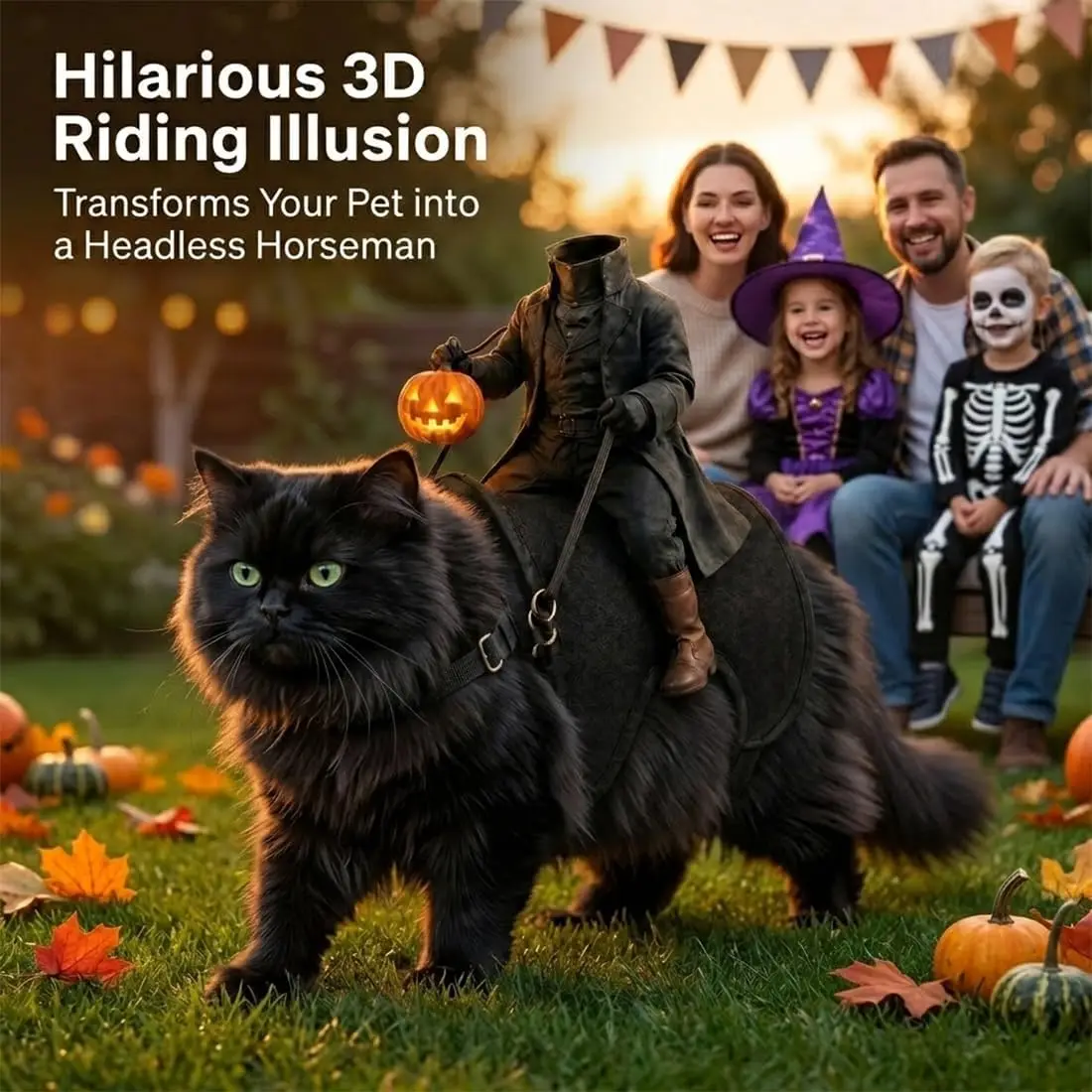 Pet Winter Hat and Scarf Set – Funny Cat Cosplay - Image 2