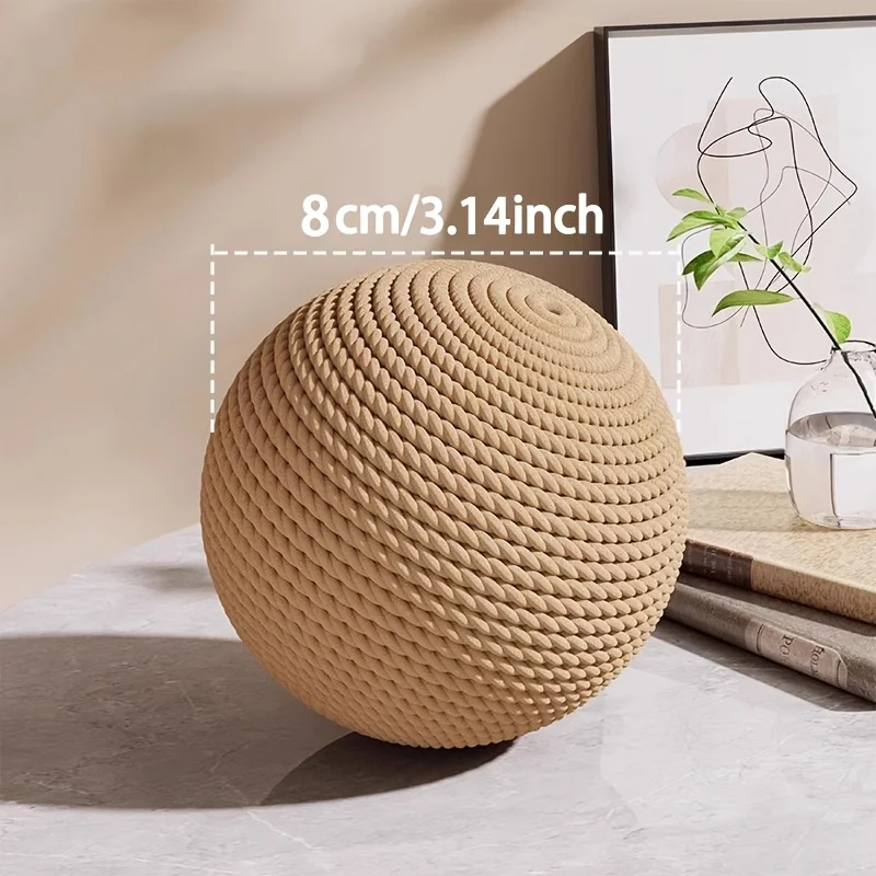 Large Sisal Cat Ball — Interactive Scratcher Toy for Indoor Cats - Image 3