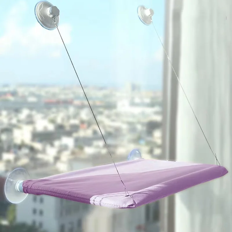 Cat Window Hammock — Suction Cup Perch Bed - Image 11