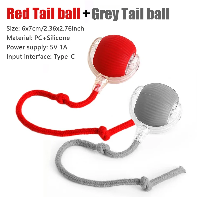 Smart Automatic Rolling Cat Ball — Rechargeable Toy with Fake Tail - Image 7