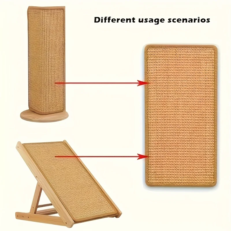 Sisal Cat Scratching Post — Sofa-Safe Design - Image 2