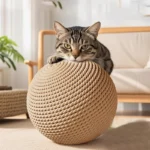 Large Sisal Cat Ball — Interactive Scratcher Toy for Indoor Cats