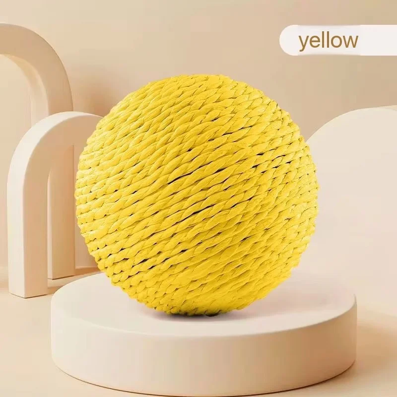 Large Sisal Cat Ball — Interactive Scratcher Toy for Indoor Cats - Image 7