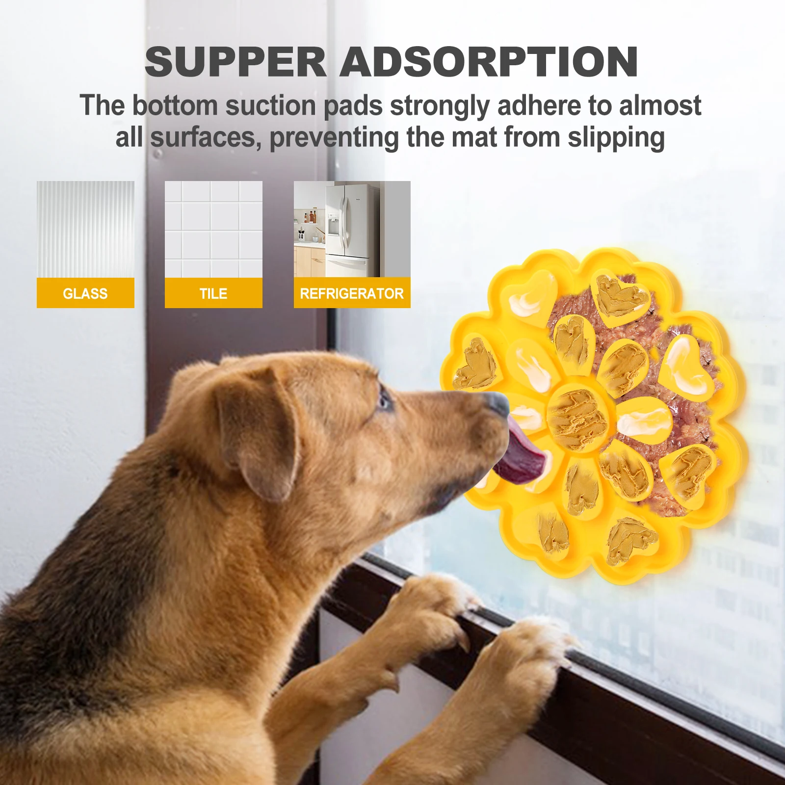Slow Feeder Bowl with Suction Cup for Cats & Dogs - Image 3