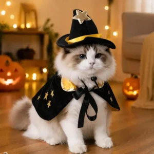 Mini Cowboy Hat for Cats – Pet Halloween Costume Hat