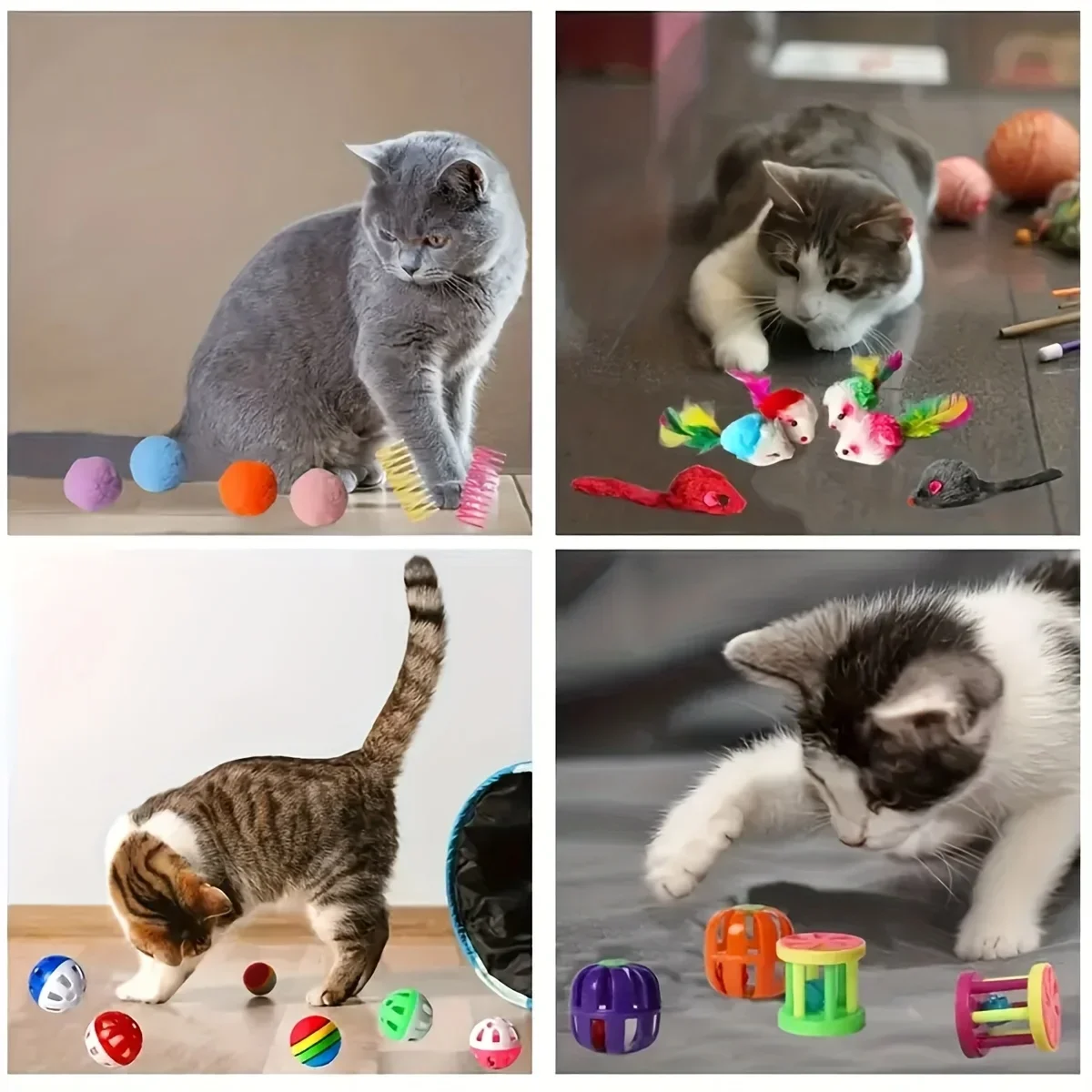Cat Toy Variety Pack — 14/28/56 Pcs Interactive Kitten Toys - Image 5
