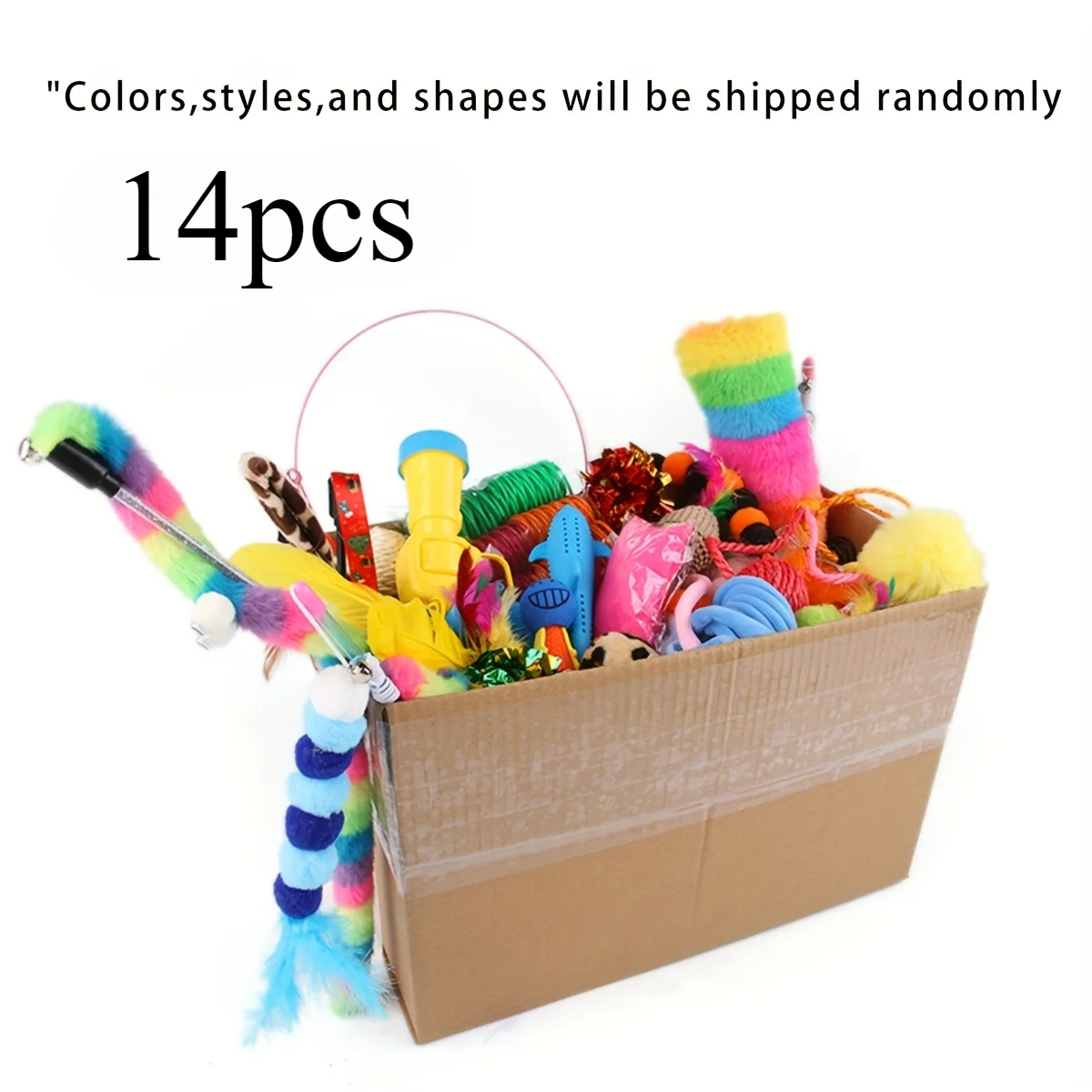 Cat Toy Variety Pack — 14/28/56 Pcs Interactive Kitten Toys - Image 7