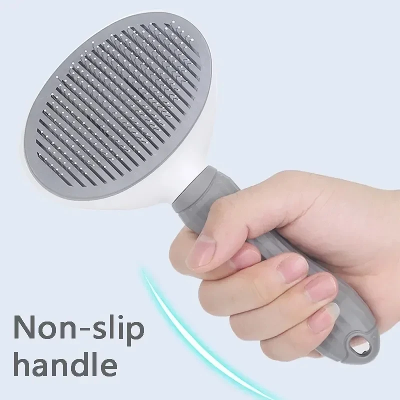 Self-Cleaning Cat & Dog Brush — Deshedding Grooming Tool - Image 3