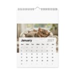 WildTwins Cat Calendar 2027 — Wall Calendar